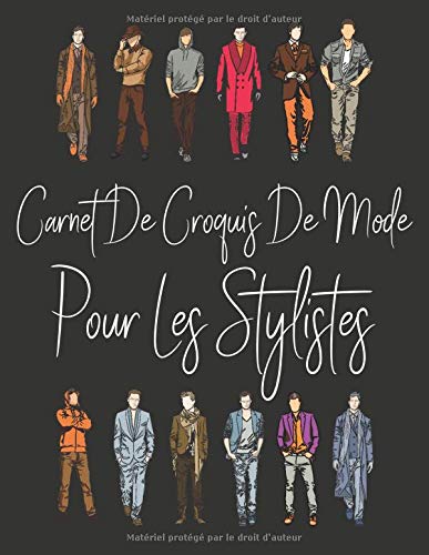 Télécharger Carnet De Croquis De Mode Pour Les Stylistes: 360 Dessin De Silhouette De Mannequins Pour Dessiner L Livre eBook France