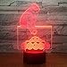 Produktbild Joplc Spielen Billard Pools Snooker 3D Tischlampe LED NightLight Bedside Decor USB Neuheit Schlaf Geburtstagsgeschenke