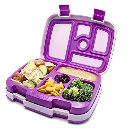 Bentgo Kids – Kinder Lunchbox / Bento Box / Brotdose mit 5 Unterteilungen, auslaufsicher (Lila) - 6