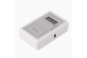 WINBANG Probador de frecuencia, control remoto RF Medidor de frecuencia inalámbrico Contador de contador Cymometer con cable de fuente de alimentación, 250-450MHZ