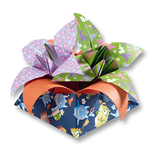 Origami Faltblätter Kinderspaß, 15 x 15 cm, Sortiment, 50 Blatt – Faltpapier - 7