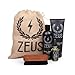 Zeus Deluxe Beard Grooming Kit for Men - Beard Care Gift Set to Soften Hairs and Prevent Itchiness and Dandruff (Verbena Lime)