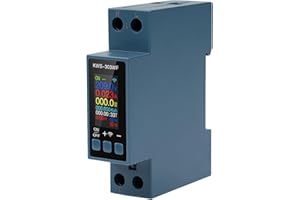 Compteur electrique WiFi 40A compteur d'énergie monophasé AC85-290V compteurs d'énergie numérique avec protection contre les coupures de courant en cas de surchauffe ou de surintensité KWS-303WF