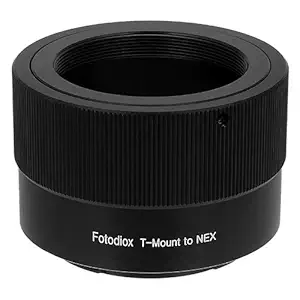 Fotodiox 11-T-Mount-NEX Lens Mount Adapter T /T2-Mount Lens to Sony E-Series Camera Fits Sony