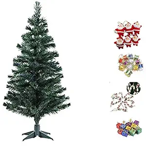 Urban Festivities? 3 Feet Christmas Tree + 48 Pcs Decoration Ornaments 3 Ft Christmas Tree with Tree Decoration 48 pcs