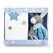 Produktbild Sterntaler Geschenk-Set Erik, Schmusetuch und Kinderhandtuch, Alter: ab 0 Monate, Grau/Blau