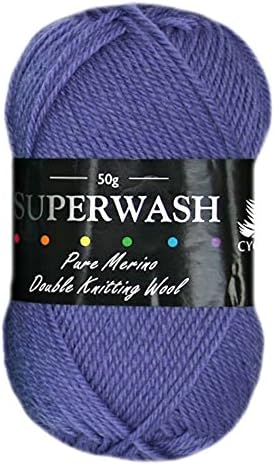 Superwash Double Knitting Pure Wool Bluebell
