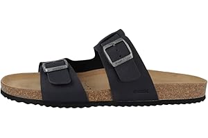 Geox U Sandal Ghita B, Sandalia Deslizante Hombre