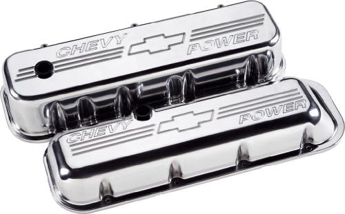 Billet Specialties 96122 BBC Tall Chevy Power Valve Covers Polished