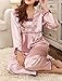 VENTELAN Women's Floral Printed Soft Comfy Nighty Silklide Fabrics Pyjamas Set