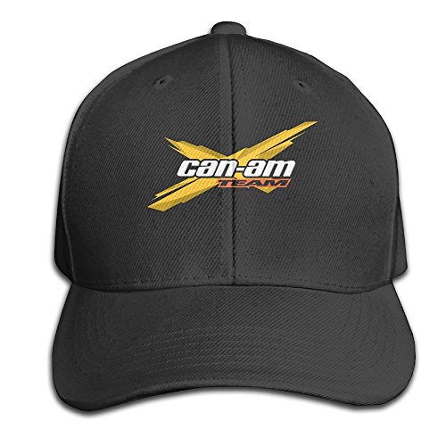 UANLA Can Am Spyder Roadster Nieve Ajustable Snapback Sombreros Gorras de béisbol - Negro -