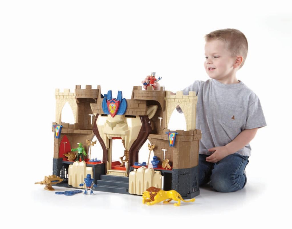 Lions Den Knight Castle Fisher Price Imaginext Toy Playset with