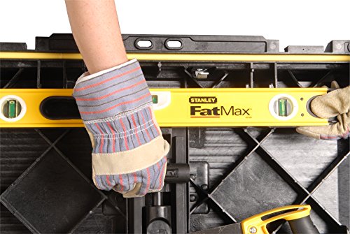 Stanley FatMax Mobile Montagebox „Structural Foam“, 113 Liter Ladevolumen, Schwerlasträder, Metallschließen, 1-94-850 - 4