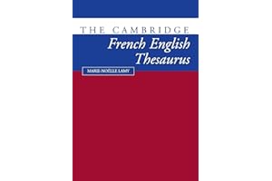 The Cambridge French-English Thesaurus