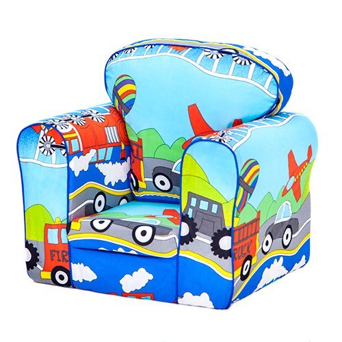 Ready Steady Bed® Transport Design Upholstered Children's Armchair with Removable Cover