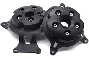 MZ-STORE Z800 Z750 Moto Moteur Protection du Stator pour Z800 2013 2014 2015 2016 Z750 2007-2012(Schwarz)