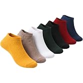 Sky Socks 8'Li Erkek Renkli Patik Ekonomik Paket Kısa Spor Sneakers &Ccedil;orap