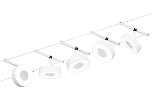 Paulmann 94477 Sistema de cuerda LED Juego básico Circle 5x400lm incl. 5x5 W Blanco cálido blanco mate, cromado Plástico, metal Sistema de iluminación 3000 K