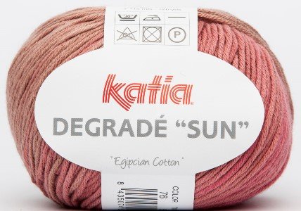 Katia, Degradé Sun, Fb. 76 braun-rosa, 50g