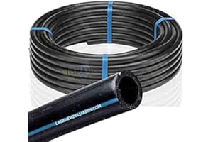 Suinga Tuyau de 20 mm en polyéthylène alimentaire basse densité - Pression maximale 10 bar - Bobine de 100 mètres - Noir - Qualité maximale utilisée dans les installations avec de l'eau potable.