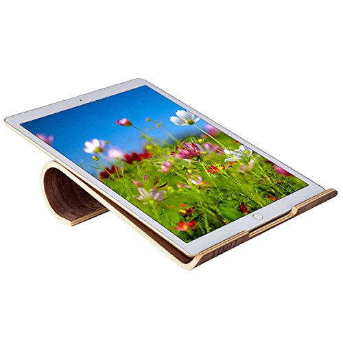 First2savvv MT-BJPB-01 Universelle Notebookständer Elegante Laptop Halter Holz Laptop Kühlung Cooling Stand Haltewinkel Sockel für MacBook Air / Pro Retina PC Notebook - 4