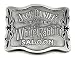 Produktbild Jack Daniels Gürtelschnalle - Silber 'White Rabbit Saloon' Design - Offiziell Lizenzierte Produkt