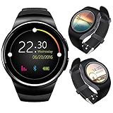 inDigi Bluetooth Smart-Armbanduhr-Telefon schwarz für Samsung Galaxy S4 S5 Note3 US