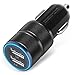 Produktbild Ouneed® Auto Ladegerät  2,1A / 24W 2 Port Smart USB Quick Charge Auto Ladegerät schwarz