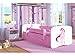 Produktbild CARELLIA 'Kinderbett Einhorn 80 x 180 cm mit Barriere Sicherheitsschuhe + Lattenrost + Schubladen + Matratze Offert. - Rosa