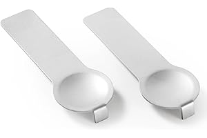 BOXOB 2pcs Double-Sided Italian Bracelet Link Helper, 9mm Charm Opening Tool Thumb Style Stainless Steel Bracelet Fitting Tool Metal Jewelry Opener for Nomination Adding and Removing Charms