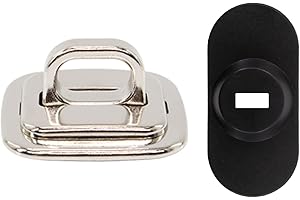 Zolunu Laptop Ankerplatte und Schlossplatte mit Schlossschlitz, Selbstklebende Sicherheitsplatte Anti-Diebstahl-Schloss-Schlitz für Kabel zum Sperren von Laptops, Tablets, iPad oder Anderen Computern