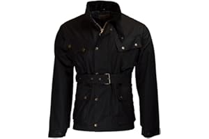 Walker and Hawkes - Explorer - Chaqueta de Moto Encerada para Hombre