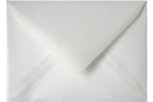 Netuno 25 kuvert genomskinlig DIN B6 125 x 175 mm 110 g Golden Star vita kuvert transparent eleganta brevkuvert till jul påsk