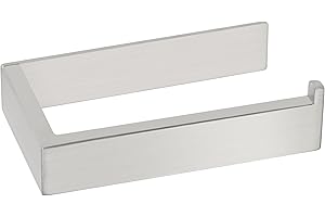 SAYAYO Portarrollos Papel Higienico Adhesivo Cepillado Portarollos Papel Higienico Autoadhesivo Porta Papel Higienico de Baño, EGJF2311R-3M-LS