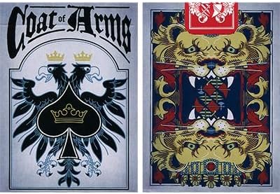 Coat of Arms Playing Cards by Jamm Packd, Cool Collectable Cards, Custom Design Decks, Cards For Magicians, Designer Deck