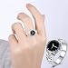 Hot Sale Watch! AMA(TM) Women Men Dial Quartz Analog Watch Creative Stainless Steel Finger Ring Watch Gifts (US 10) RS.1349.00