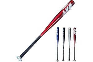 PNJB Aluminium Alloy Baseball Bat, Strong, Durable, Portable Design, Non-Slip Handle, Perfect Outdoor Training, Exercise, Gift Choice For Sport Lovers, 71 cm, Random Colours