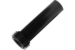 YCBTREE Anschlussgarnitur für Wand-WC,185mm Spülrohr Wc Anschlussset Dichtung Ablauf Anschlussrohr (Spülrohr, 185mm)