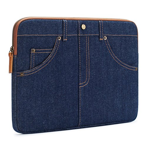 DOMISO 13 - 13.3 Zoll Einzigartiges und Stilvolles Laptop Sleeve Comfort Notebook Schutzhülle Schutzfolie Tasche für 13" MacBook Pro Retina Display / 13" MacBook Air / 12.9" iPad Pro / 13" MacBook Air / 13.5" Microsoft Surface Book , Blau