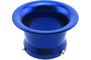 STONEDER Embudo azul de 50 mm de carbohidratos de aire, trompeta de velocidad para carburador PWK24 PWK26 PWK28 PWK30