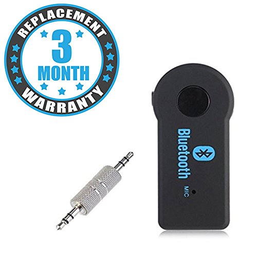 Sami New Bluetooth Wireless Music Receiver 3.5mm AUX Audio Stereo Hands Free Car Kit for All Smartphones and Tablets (3 Months Warranty) RS.225 (57.00% Off) - Amazon Sami New Bluetooth Wireless Music Receiver 3.5mm AUX Audio Stereo Hands Free Car Kit for All Smartphones and Tablets (3 Months Warranty) RS.225 (57.00% Off) - Amazon