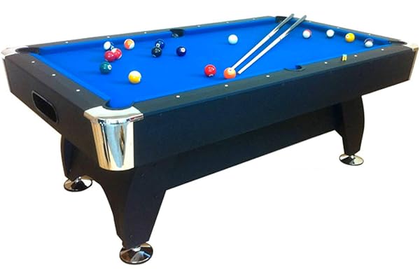 GRAFICA MA.RO SRL Table de Billard 7 ft Modèle Blue Sea avec Accessoires - Neuf Américain - Jeu