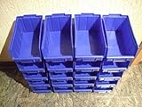 30 blaue Stapelboxen Gr. 2