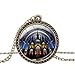 Produktbild UINGKID Kette Damen Halskette Schmuck Anhänger Ausverkauf Rose Window Glasmalerei de Paris Kathedrale Anhänger Halskette Mode