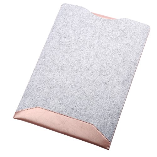 GENORTH   Filz Sleeve H  lle Ultrabook Laptop Tasche f  r New MacBook Pro 13 Zoll A1706   A1708 H  lle mit Gesch  tztes Inneres und Externes Mousepad 
