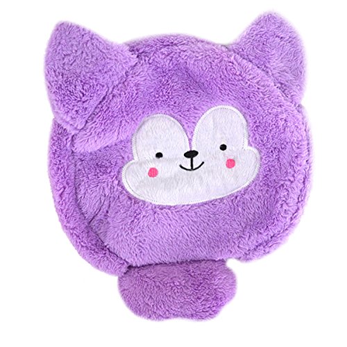 Preisvergleich Produktbild Milya USB niedlicher Handwärmer Mauspad Handwärmer Cartoon Mausunterlage Warme Mausunterlage mit Handgelenk Schutz Entfernbar Und Waschbar Lila