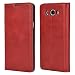 Produktbild Mulbess Ledertasche im Ständer Book Case für Samsung Galaxy J7 2016 Tasche Hülle Leder Etui,Wein Rot