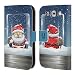 Produktbild Head Case Designs Nikolaus Weihnachten Im Einweckglas Brieftasche Handyhülle aus Leder für Samsung Galaxy S3 III I9300