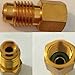 Produktbild TASSO R134a Kältemittel Retrofit Kupplung Vacuum Pump Adaptersatz 1/4" SAE & 1/2" ACME Converter TASSO-10036