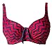 Pour Moi? Womens Key West Underwired Bikini Top size 34DD in Multicoloured